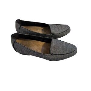 Clarks Women’s Artisan Gray Keesha Luca Loafers 9.5 M Business Low Heel Shoes